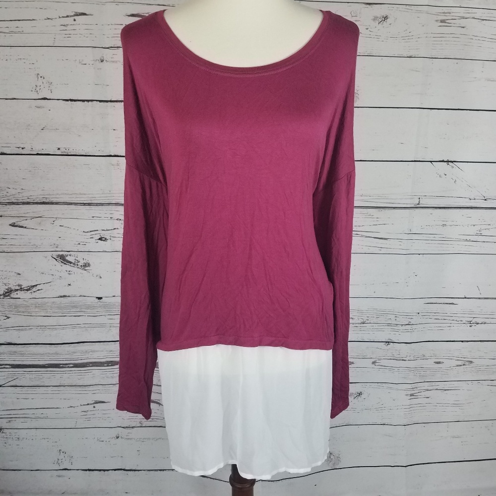 Plus size flowy blouse